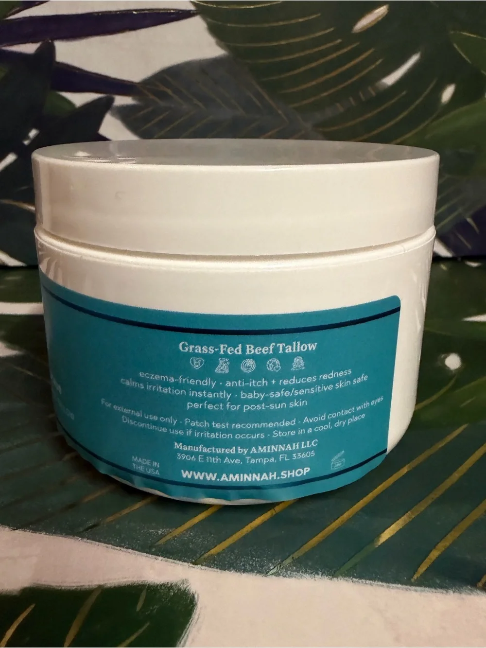 Aminnah Clear Cloud Tallow Face + Body Scrub 8 oz NWT